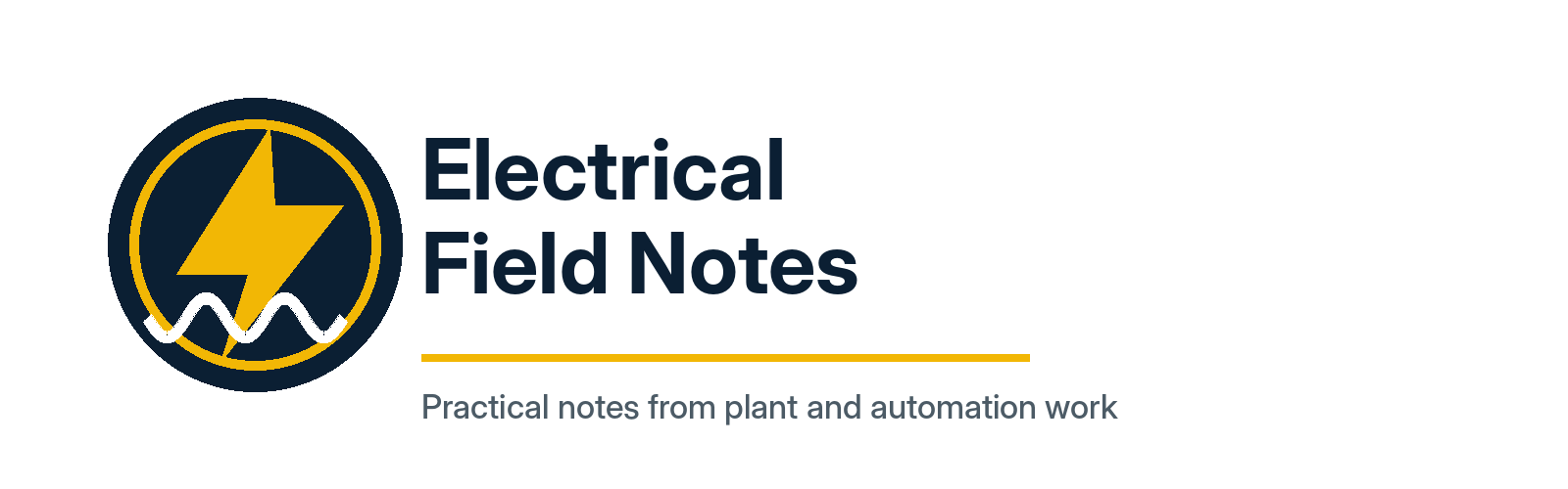Electrical Field Notes