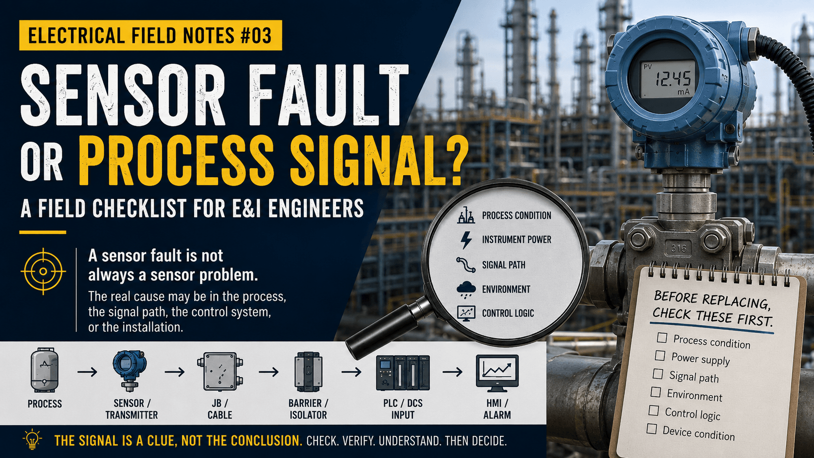Sensor Fault or Process Signal?