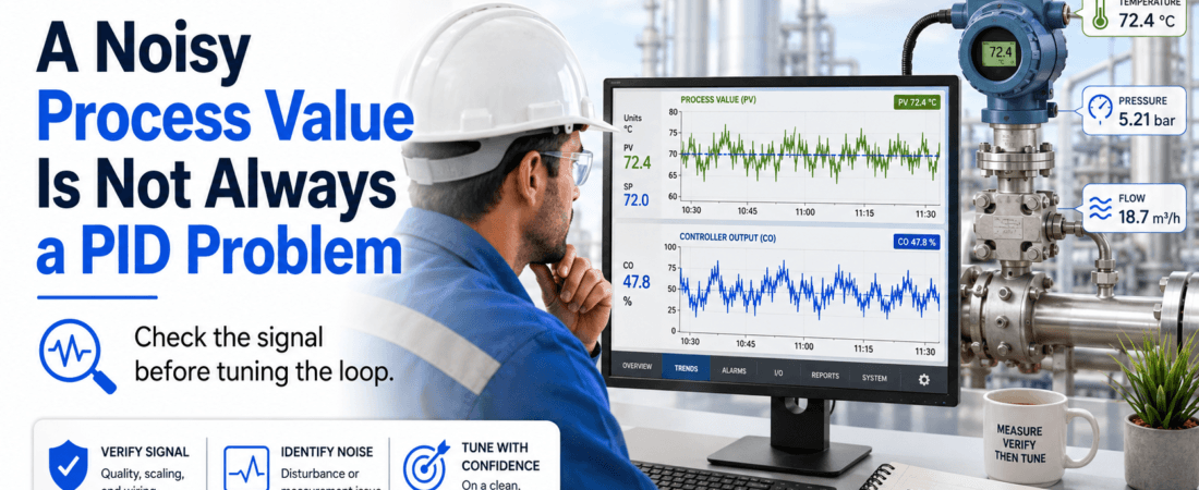 A Noisy Process Value Is Not Always a PID Problem