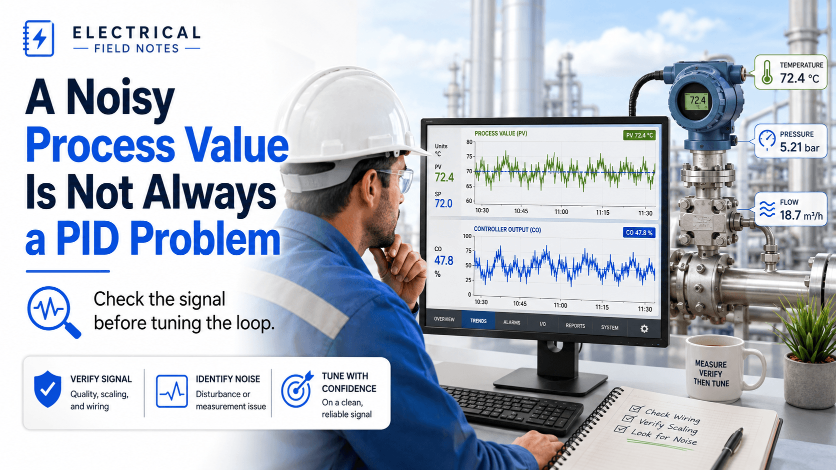 A Noisy Process Value Is Not Always a PID Problem