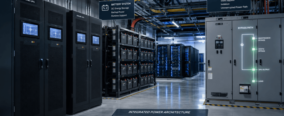 UPS Topologies and Bypass Design