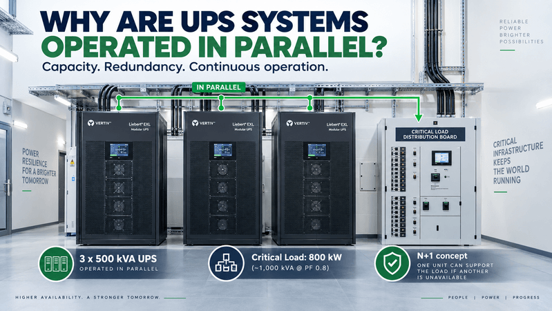 Why Are UPS Systems Operated in Parallel?